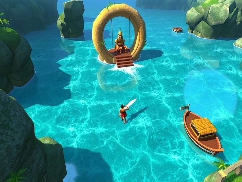 Blue Lagoon Legend Gameplay Screenshot